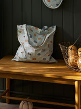 Next Sophie Allport Soft Teal Paws and Pumpkins Folding Shopping Bag- Buy online at McGrocer