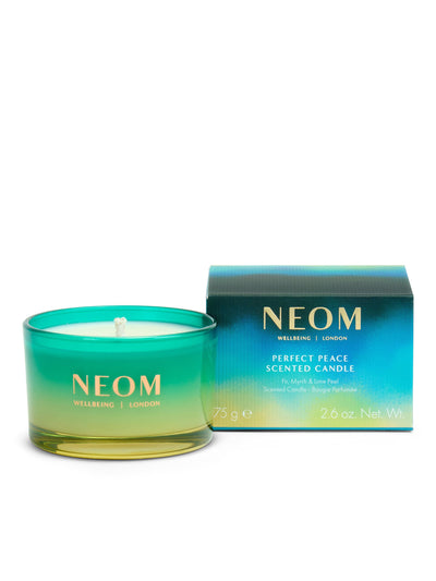 Next Neom Perfect Peace Travel Candle 75g- Buy online at McGrocer