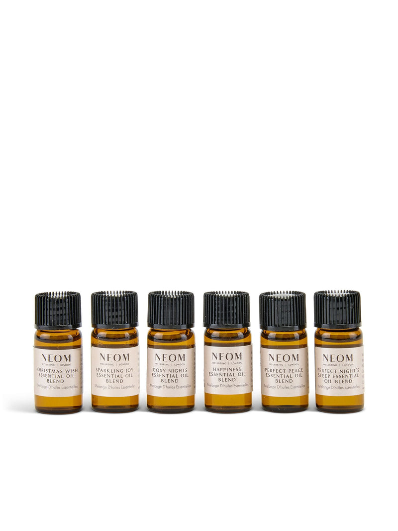 NEOM Essential Oil Discovery Set 6 x 3ml, imported from the UK