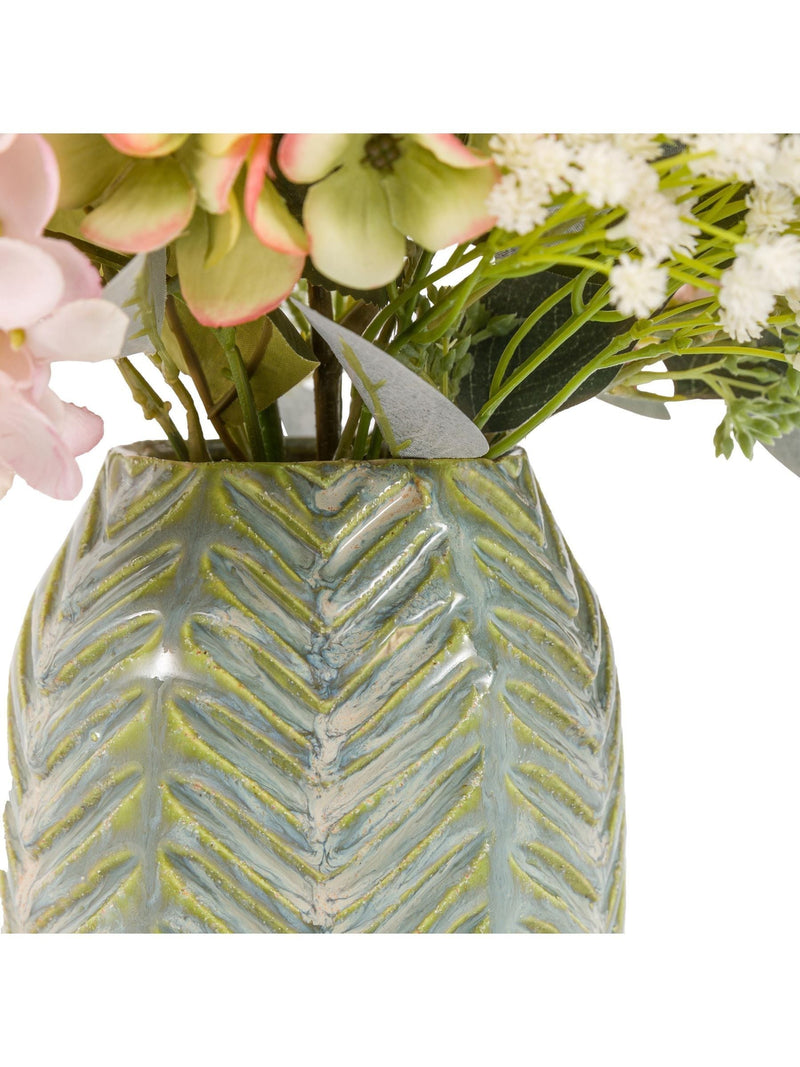Gallery Home artificial hydrangea vase arrangement 38cm, UK version