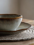 Gallery Home Set of 4 Stone Blair Ridged Bowls