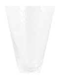 Clear swirl flute glasses set of 4, UK version