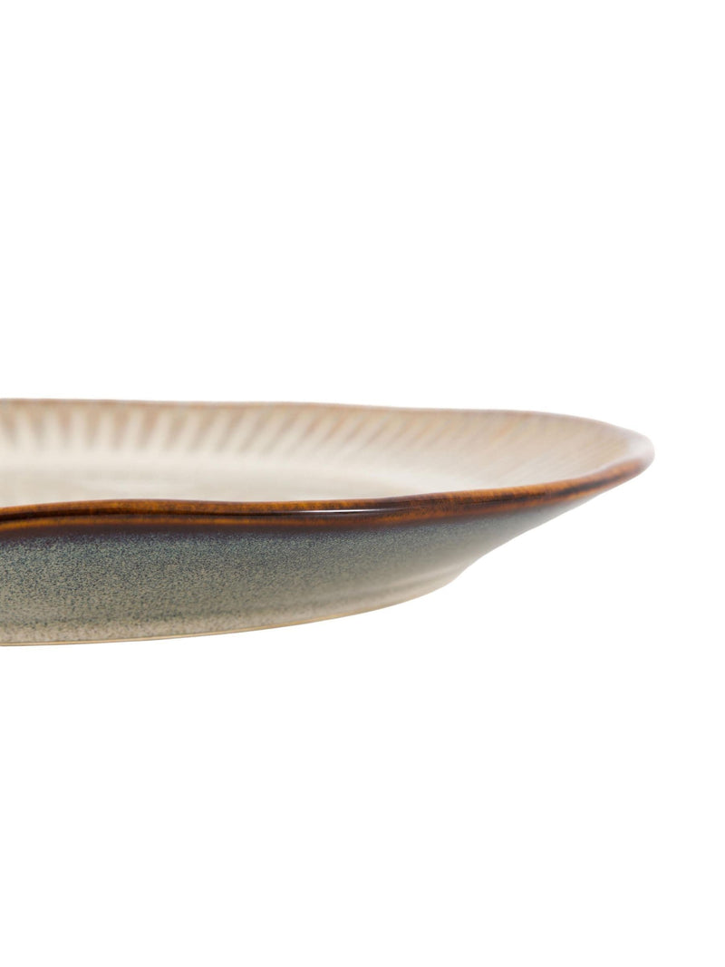 Gallery Home ridged dinner plates set of 4, imported from the UK