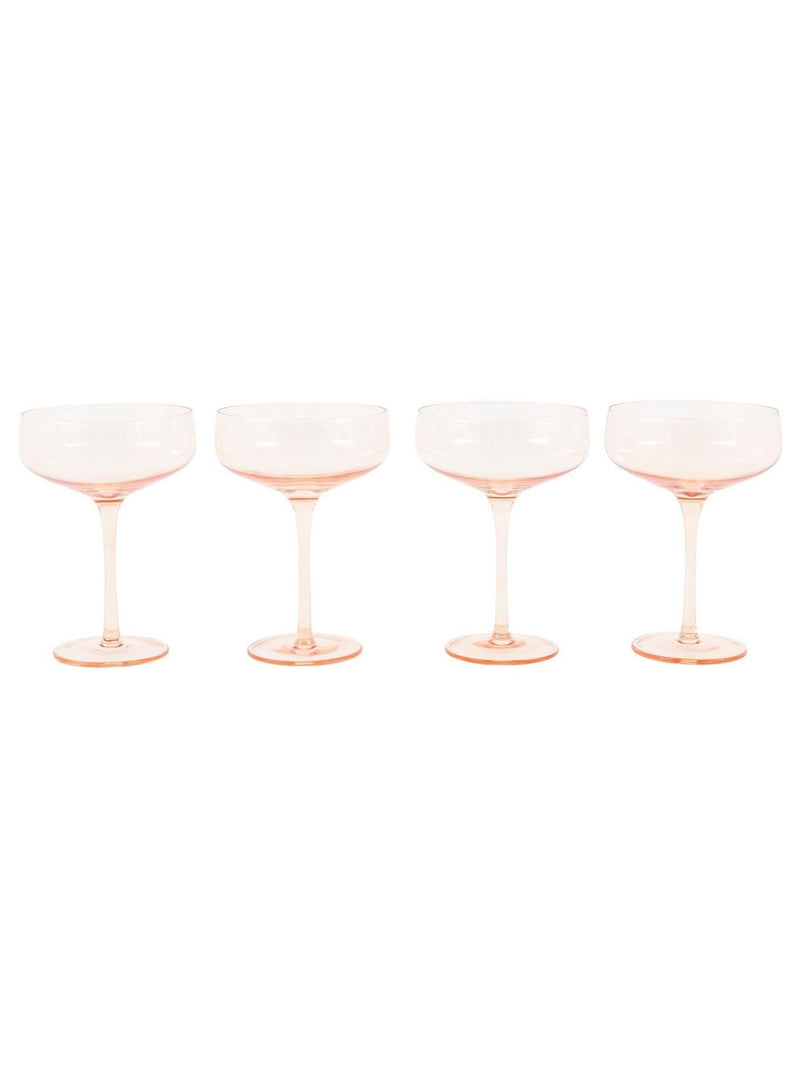 Gallery Home amber coupe glasses set of 4, UK version