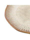 Gallery Home Stone Rita Ridged ceramic side plates set of four 22cm, UK version