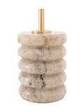 Gallery Home natural marble candle sticks set of 2, UK version