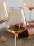 Gallery Home amber wine glasses set of 4, UK version