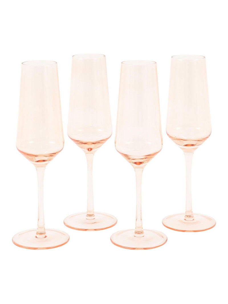 Gallery Home amber champagne flutes set of 4, UK version