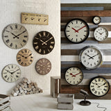 Newgate Clocks Putney wall clock 45cm black (British brand)