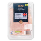 Wafer thin sliced ham for sandwiches (British brand)