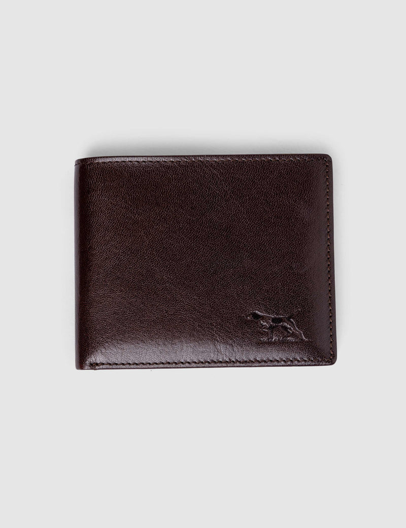 Rodd & Gunn Wakefield bi-fold leather wallet, imported from the UK