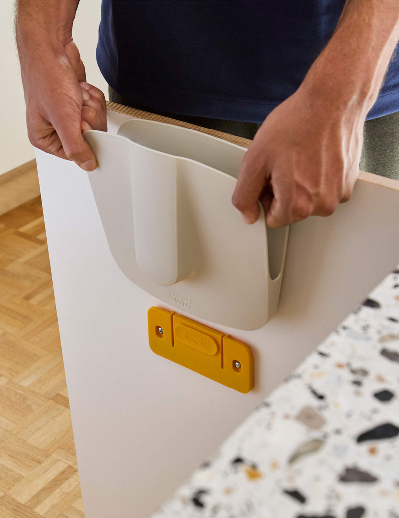 Joseph Joseph wall mounted dustpan and brush, imported from the UK