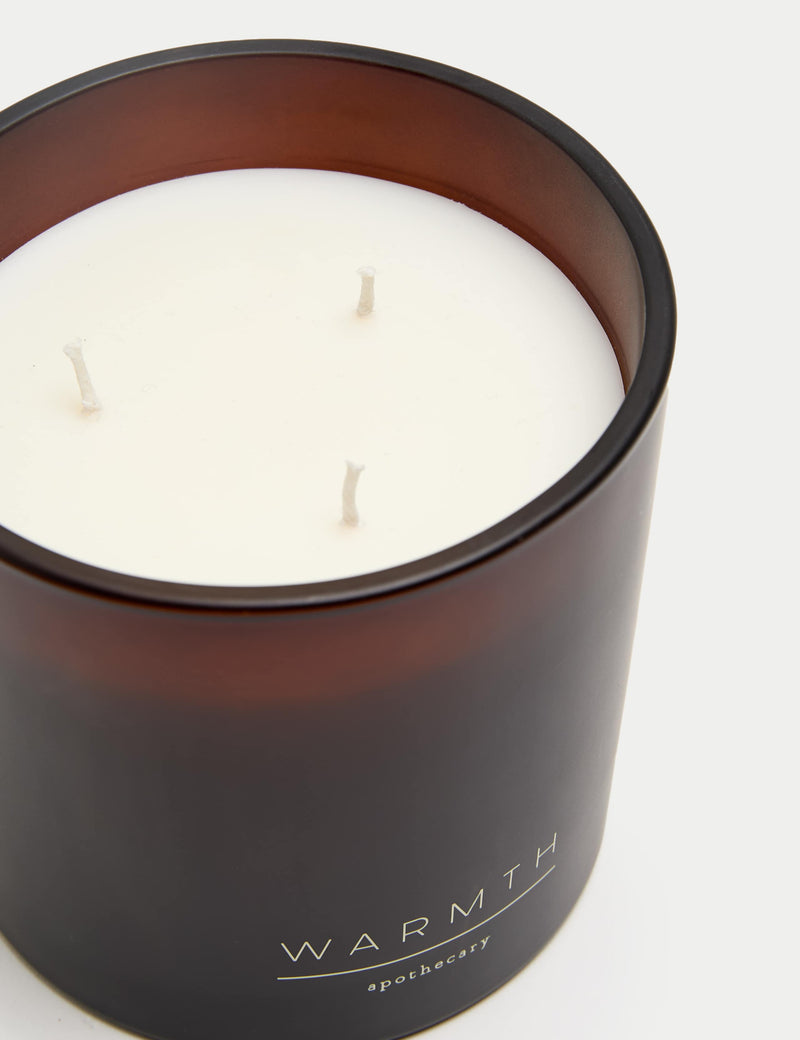 Warmth 3 wick candle Apothecary range - British product
