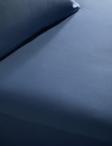 M&S X Fired Earth Washed Cotton Deep Fitted Bed Sheet 30cm