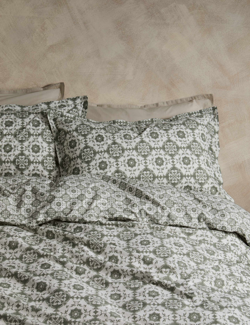 M&S X Fired Earth Washed Cotton Isabelle Printed Bedding Set (British brand)