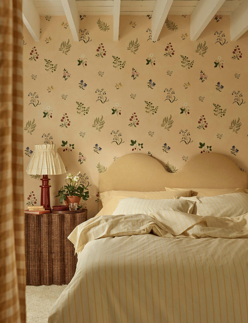 Piglet in Bed striped duvet cover - British product