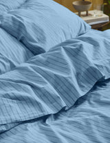 M&S Piglet In Bed Washed Cotton Striped Flat Sheet- Buy online at McGrocer