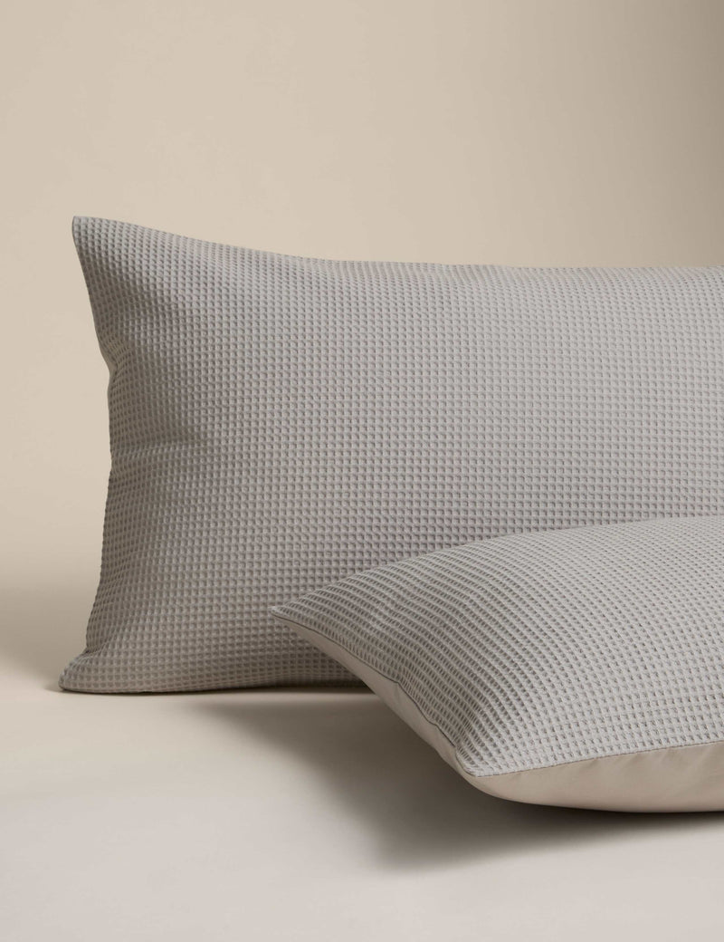 Soft washed cotton waffle bedding set, 100% cotton (British brand)