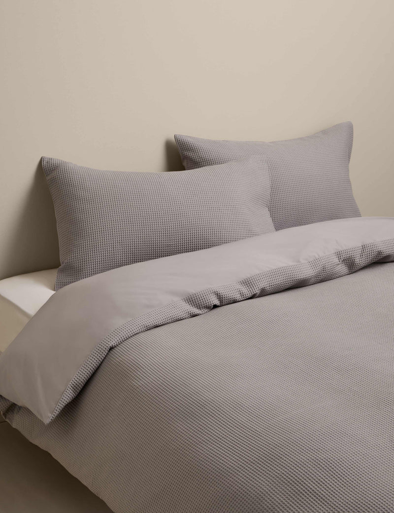 Soft washed cotton waffle bedding set, 100% cotton (British brand)