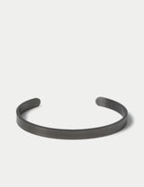 M&S M&S Waterproof Stainless Steel Gunmetal Open Cuff Bracelet- Buy online at McGrocer