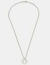 M&S M&S Waterproof Stainless Steel Silver Tone Pendant Necklace 55mm- Buy online at McGrocer