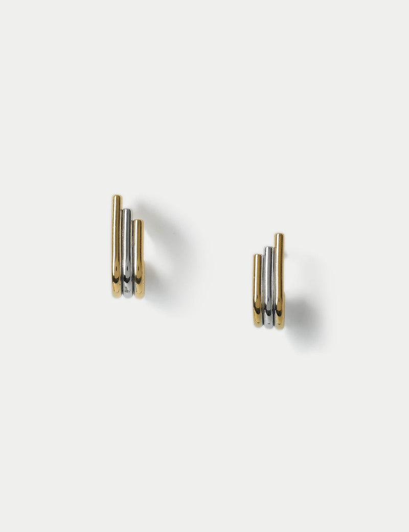 Autograph waterproof stud earrings 13mm width - British product