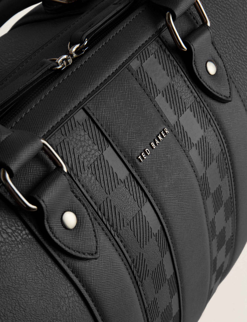 Ted Baker Weekend Bag faux leather checked design, UK version