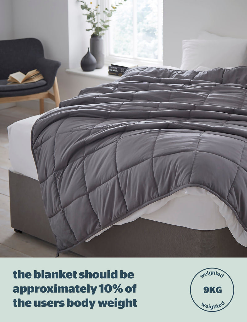 Silentnight Wellbeing weighted blanket 9kg (British brand)