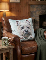 M&S MM Linen Westie in a Vestie Cushion- Buy online at McGrocer