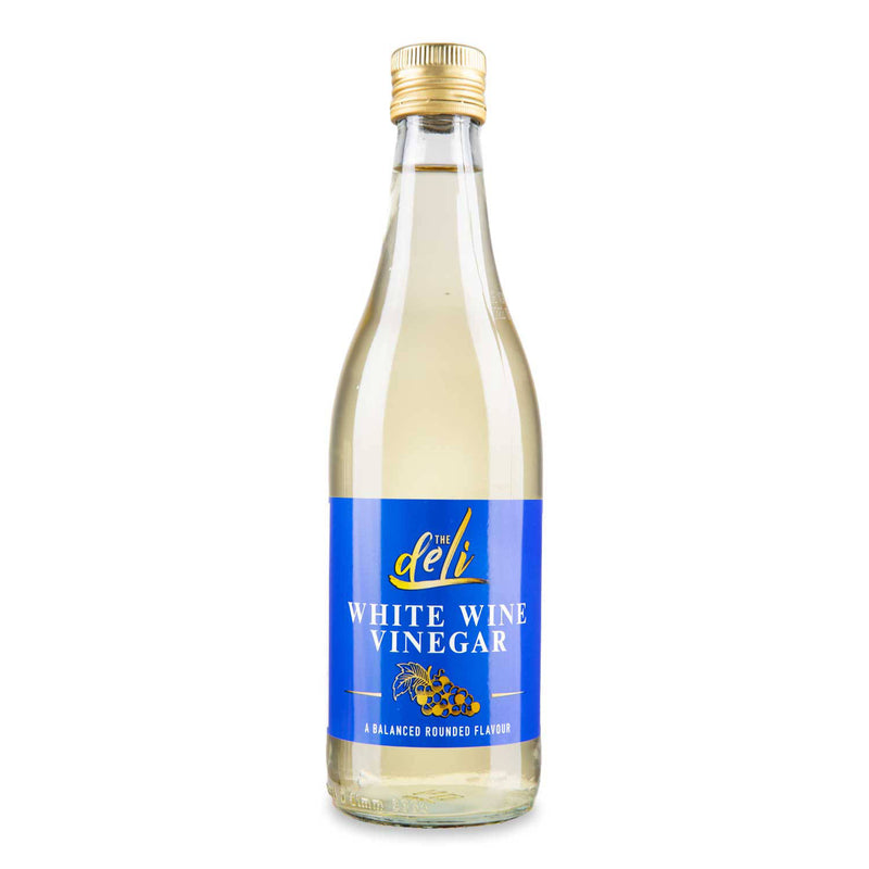 White wine vinegar for making dressings (British brand)