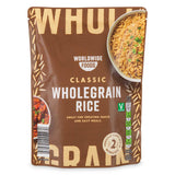 Wholegrain rice pouch, 99% cooked rice - British product