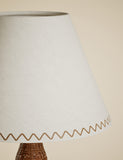 Wicker floor lamp graduated base, 140cm height - British product