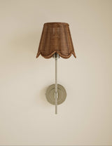 M&S Wicker Scalloped Wall Light- Buy online at McGrocer
