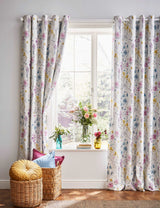 M&S Laura Ashley Wild Meadow Pure Cotton Eyelet Blackout Curtains- Buy online at McGrocer
