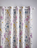 Laura Ashley Wild Meadow pure cotton eyelet blackout curtains - British product