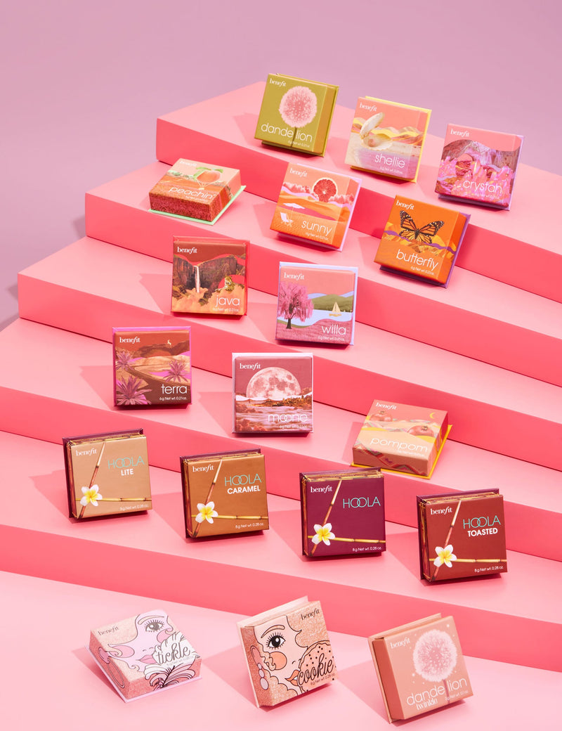 Benefit Willa soft neutral-rose powder blush 6g (British brand)