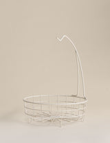 M&S Wire Fruit Basket with Banana Hanger for Kitchen Storage- Buy online at McGrocer