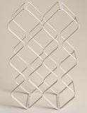 Wire wine rack for six bottles, UK version