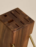 Wooden knife block (British brand)