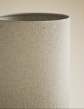 Wooden table lamp 28cm with textured shade, imported from the UK