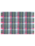 Bluebellgray Highland check wool blend throw 130x170cm (British brand)