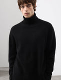 Wool and Cashmere Blend Roll Neck Jumper