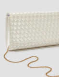 Monsoon woven chain strap clutch bag - British product
