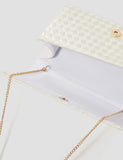Monsoon woven chain strap clutch bag - British product