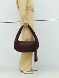 M&S woven rounded hobo bag, UK version