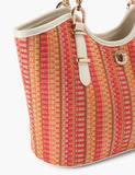 Carvela mini woven raffia tote bag (British brand)