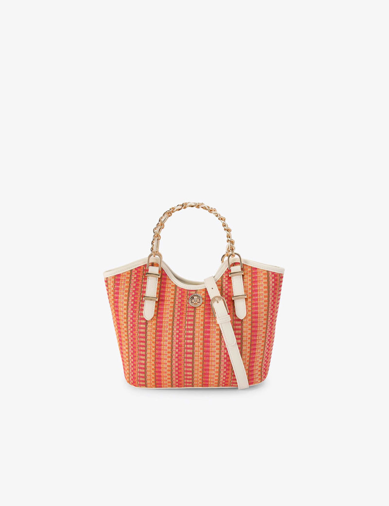 Carvela mini woven raffia tote bag (British brand)