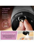 Good Food black duo salt and pepper mill, imported from the UK