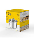 Good Food Stainless Steel Casserole Pan with Tempered Glass Lid