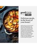 Good Food Stainless Steel Casserole Pan with Tempered Glass Lid